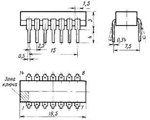К157УП1Б микросхема фото 2 К157УП1Б микросхема фото 2