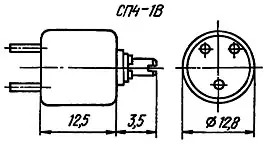 СП4-1В 0.25Вт 22 кОм фото 3