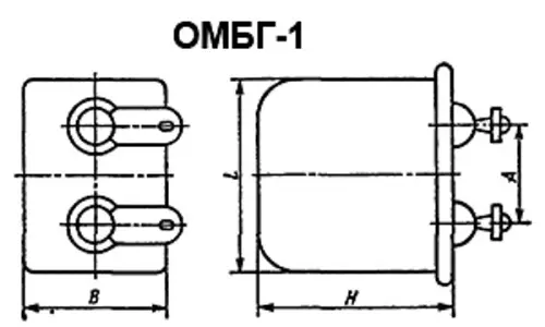 ОМБГ-1 1600в 2 мкф фото 3 ОМБГ-1 1600в 2 мкф фото 3