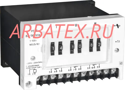 ВЛ-56 1-100 мин 24В реле времени ВЛ-56 1-100 мин 24В реле времени
