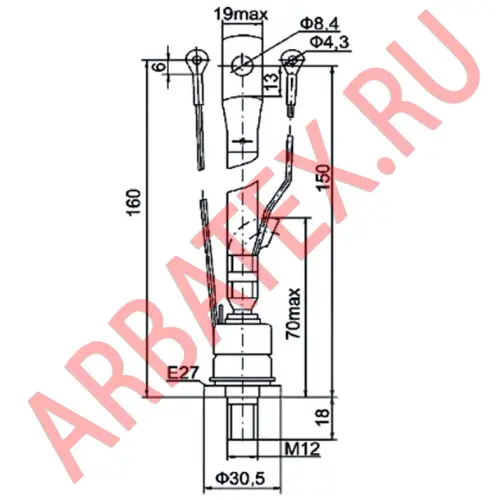 ТБ151-50-9 тиристор фото 5