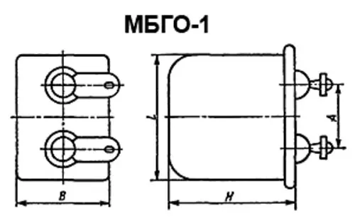 МБГО-1 400в 10 мкф фото 3 МБГО-1 400в 10 мкф фото 3