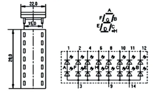 КЛЦ202В индикатор знакосинтезирующий фото 6
