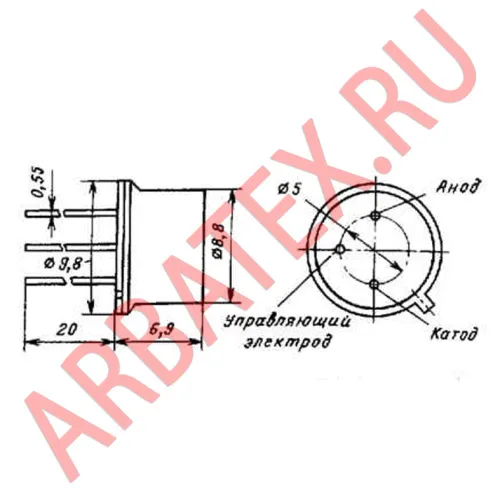 2У107Д тиристор фото 2 2У107Д тиристор фото 2