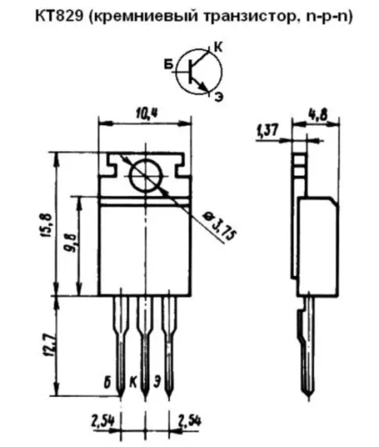КТ829А-2 фото 3 КТ829А-2 фото 3