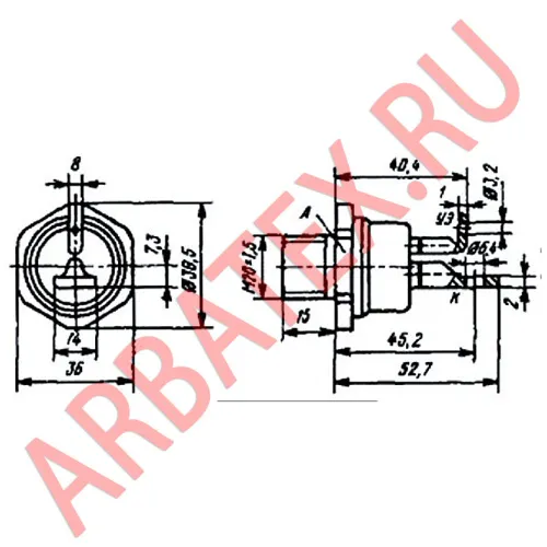 Т15-100-12 тиристор фото 3 Т15-100-12 тиристор фото 3